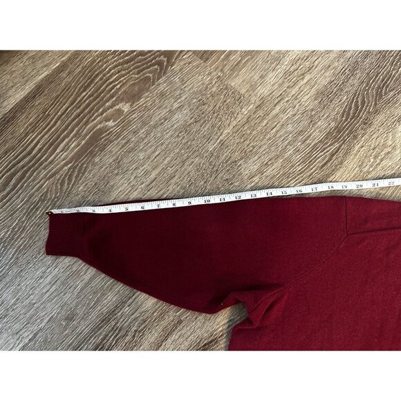 HATCH Maternity The Estella Sweater Mockneck in Rhubarb Maroon Size 0 or XS - Picture 10 of 11